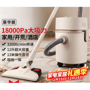Household bucket-type high suction power car/commercial use carpet cleaner with 12L large capacity